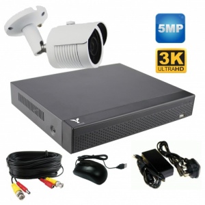 5Mp Bullet Camera CCTV Kit with Night Vision